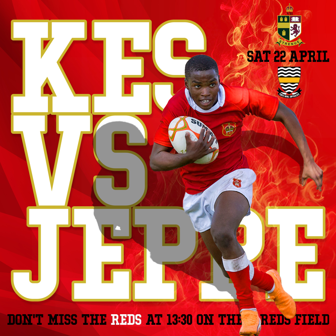 KingEdVIISchool's tweet photo. Don’t miss Joburg’s biggest derby @KingEdVIISchool vs @jeppeboys on Saturday 22 April 2023.

Due to limited parking we urge parents and spectators to uber.

Come and support all the boys and show our #redspirit

#ShareTheSpirit https://t.co/MC6LWhru3G