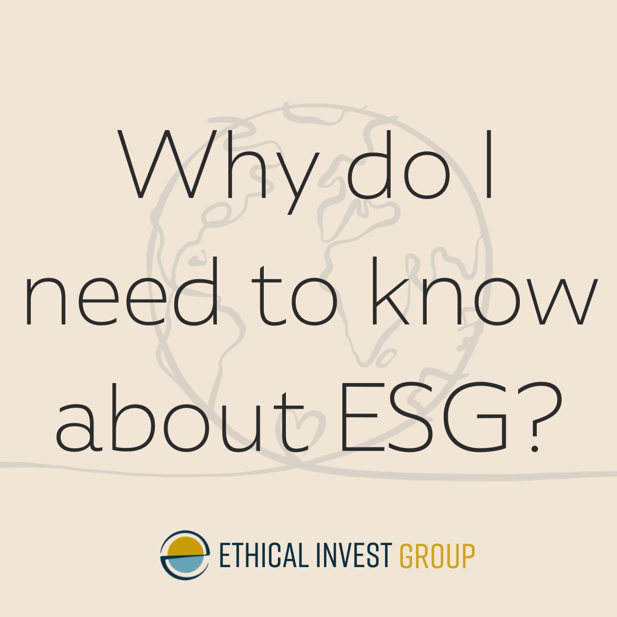 ESG stands for environmental, social and governance factors, and can result in material risks and opportunities. ESG issues may be important to your client. ESG has moved into mainstream finance, and advisers need to embrace it or be left behind. For more ethicalinvestgroup.com