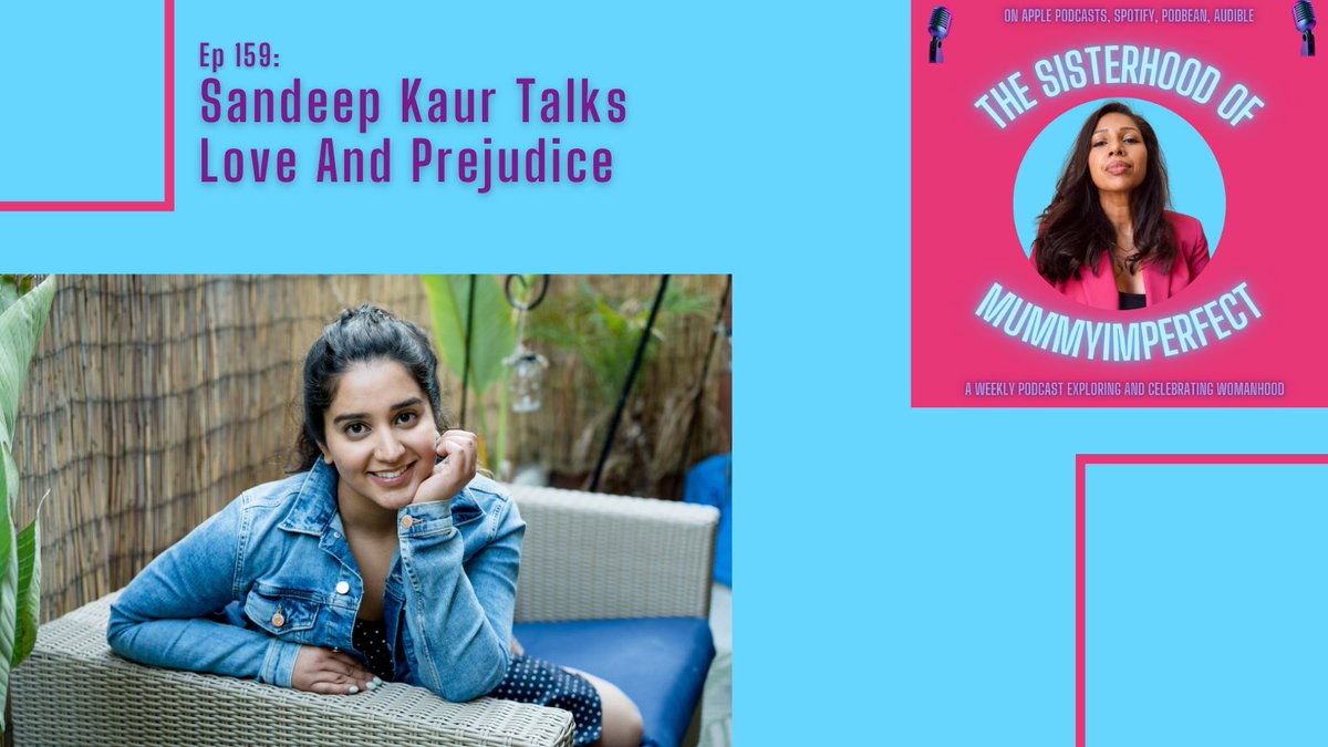 Author Sandeep Kaur joined me in this episode to talk about her book ‘Love and Prejudice’ and how she went from having anti-Black views to falling in love Black man and having a baby together. Listen to the #podcast here: mummyimperfectsisterhood.podbean.com/e/ep-159-sande…