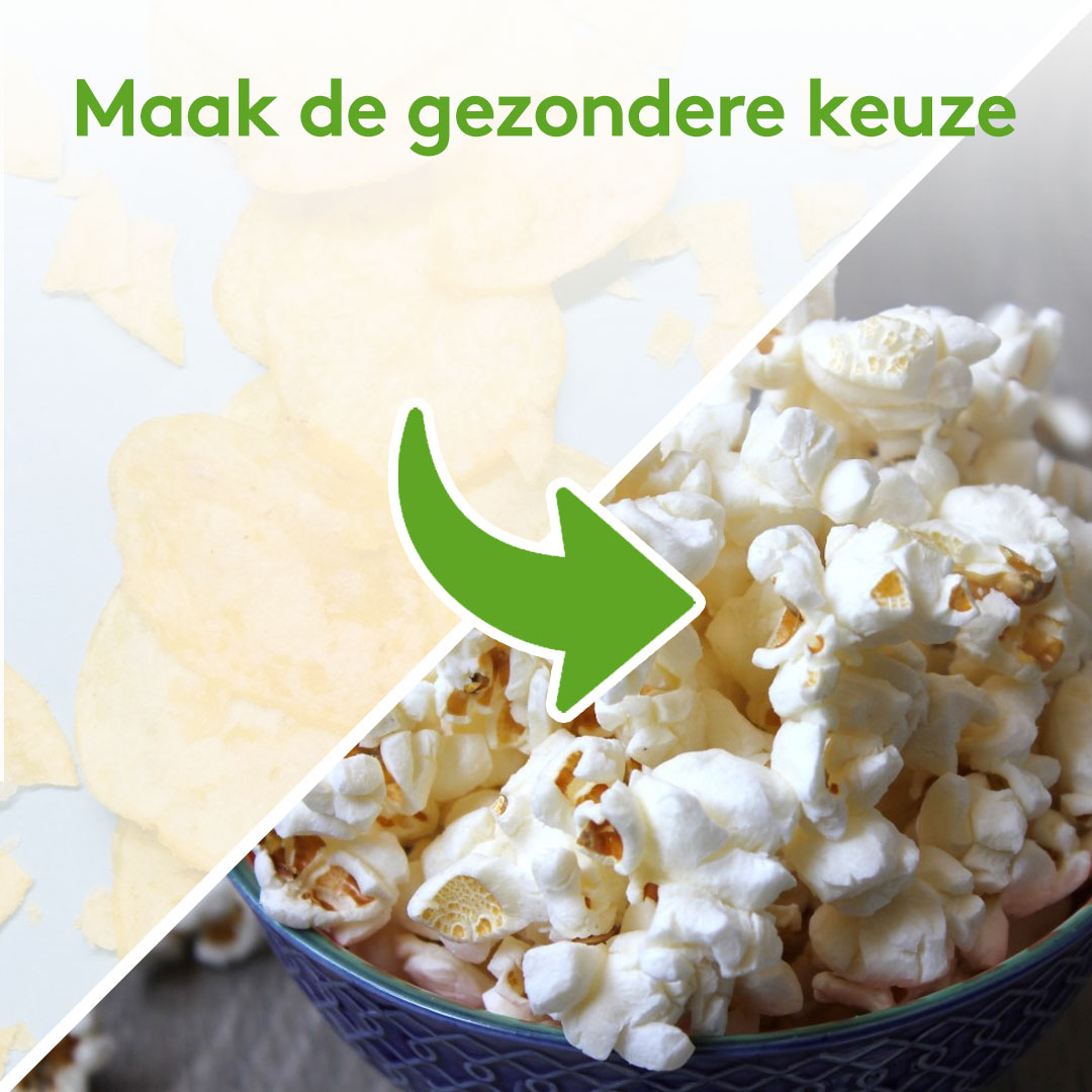 Wist je dat zoute popcorn gezonder is dan chips? Vervang de zakjes chips in de kantine eens door popcorn, zo zet je eenvoudig een stap naar een gezondere sportomgeving. Op zoek naar meer tips? bit.ly/3MY4YfJ #gezondesport | <a href="/nocnsf/">NOC*NSF</a>