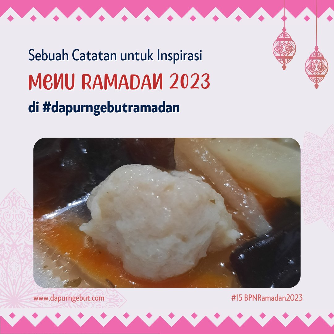 Sebuah Catatan untuk Inspirasi Menu Ramadan 2023 di #dapurngebutramadan <a href="/BPerempuan/">Blogger Perempuan</a> 
dapurngebut.com/2023/04/catata…
#BPNRamadan2023
#bloggerperempuan #bloggerperempuannetwork
#indonesianfood
#newblogpost #blogdapurngebut #menuramadan #menubukapuasa #menusahur
