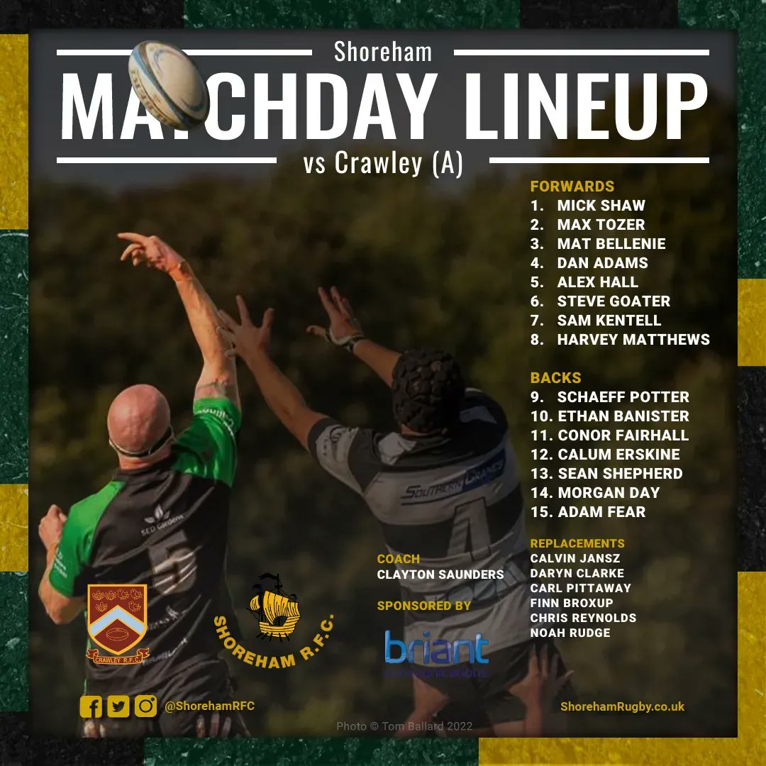 ShorehamRFC's tweet photo. Here's your squad taking in @CrawleyRugby 🍖

After the Mighty 2's heroic cup efforts last weekend, the Ham will look to again this weekend in a semi-final under the lights 🤩💡

Willoughby Fields, Crawley RH11 7LX  // KO 8pm ⏱

Thanks to match day sponsors @BriantComms https://t.co/jVP8HZoRWo