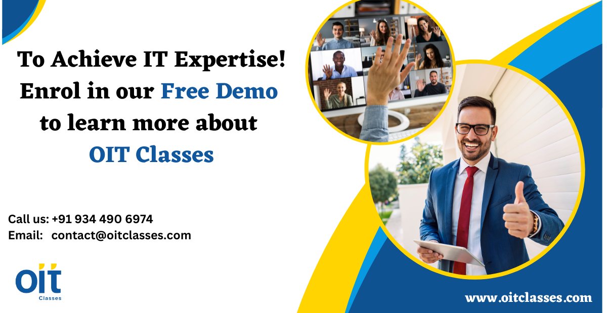 OIT_Classes's tweet photo. To Achieve IT Expertise! Enrol in our Free Demo to learn more about OIT Classes
https://t.co/NxQhFs8F2W 
#oitclasses #OITCourses #python #digitalmarketingcourse #Googleanalytics #AWS #SoftwareITTraining #flutter #Democlasses https://t.co/MiBO3M8oVj
