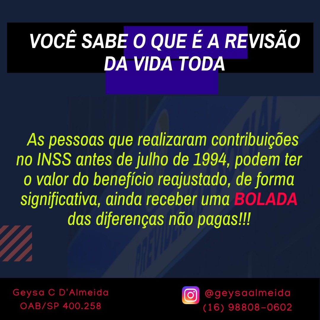 CorreaGeysa's tweet photo. Quem se aposentou entre 2013 e 2019, finalmente poderá ter somada a sua renda todas as contribuições realizadas antes de 1994. Fato que poderá fazer com que sua renda mensal atual chegue ao valor do teto do INSS. Você pode passar a receber R$ 7.509,49 ⁦⁦@aposentadoseL https://t.co/B8i7BUIxBW
