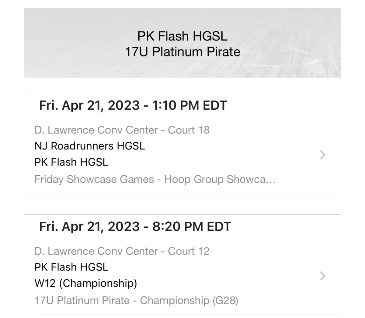 PKFlash1's tweet photo. 🚨SCHEDULE CHANGE🚨
⚡️PK Flash 17u HGSL roster‼️
🏀Multiple players D1 and D2 offers 
🏀Team Academic GPA average (3.95)
🏀Five 1,000 point scorers!
🏀Team Finished #1 in HoopGroup https://t.co/n2LKpwA6mr
