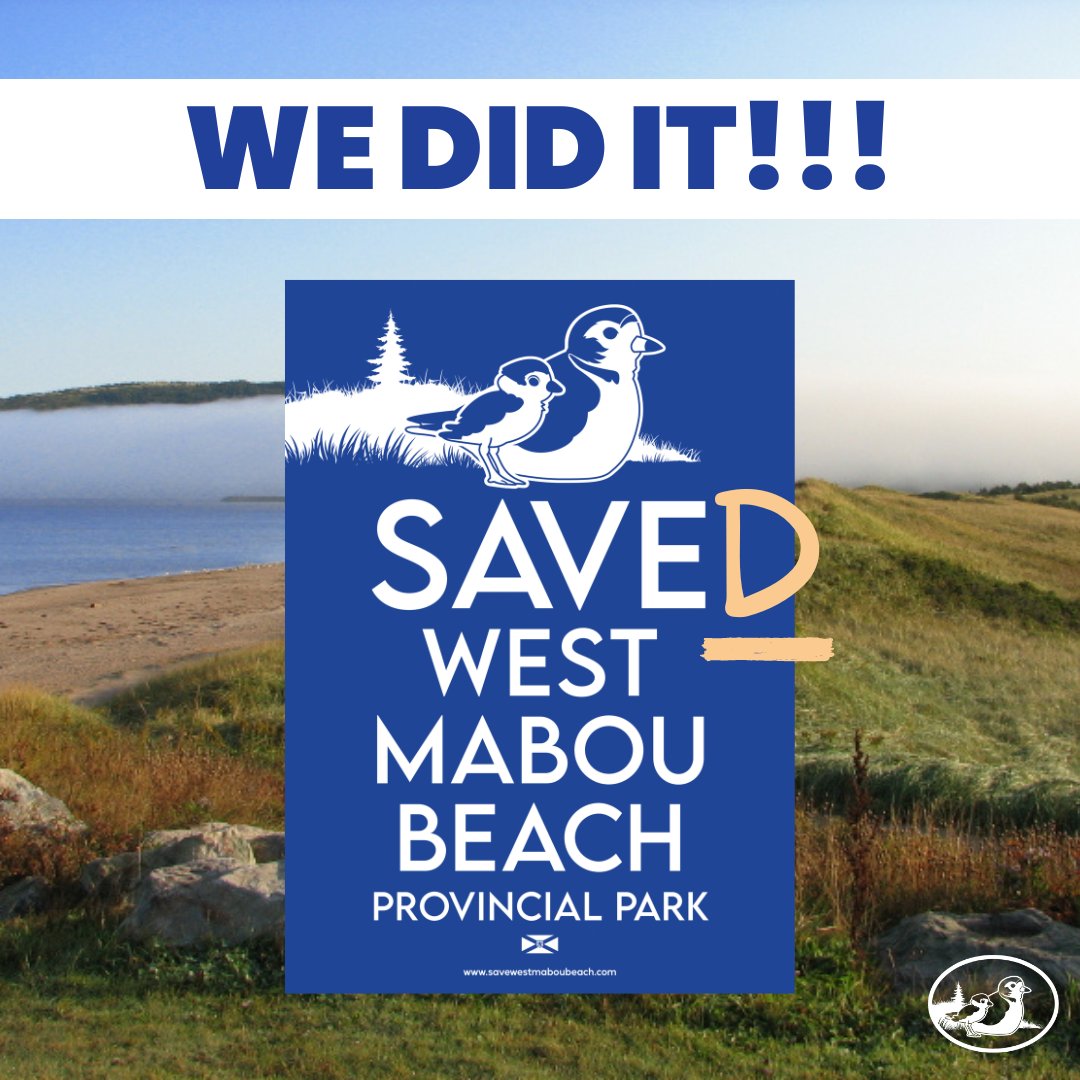 SaveMabou's tweet photo. We are overjoyed to announce that NO golf course will be built at West Mabou Beach Provincial Park. A huge thank you to everyone who volunteered their time, money, and energy towards the campaign effort. WE DID IT!!! ✊✊✊
https://t.co/cLgj0OcVF9
#nspoli #SaveWestMabouBeach https://t.co/17vRJZqwF1
