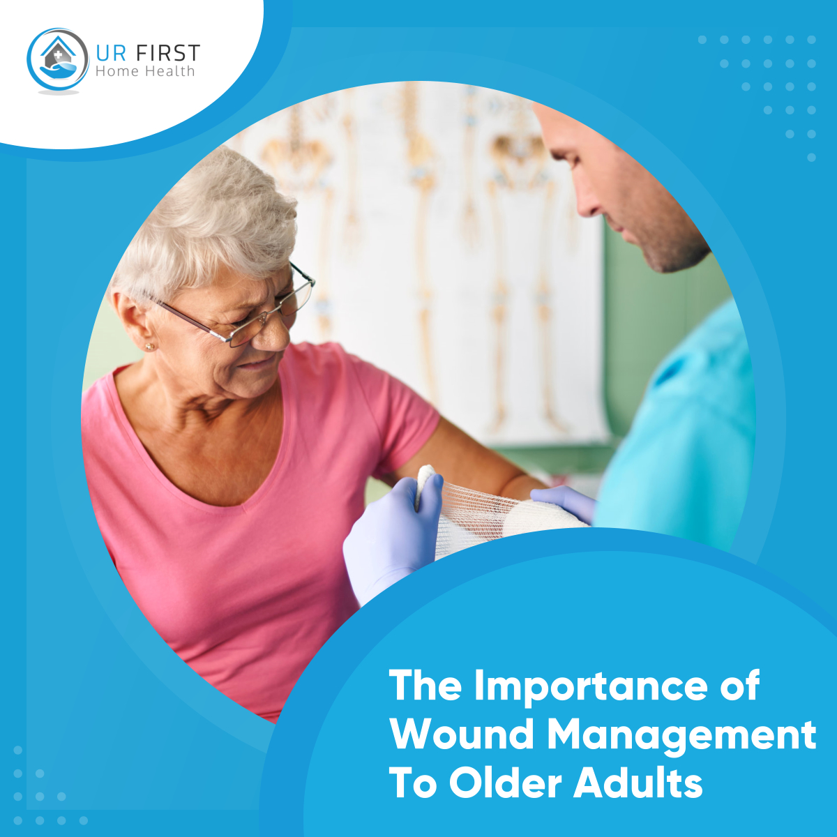 Wound care management is essential for all ages. As you age, however, wound management is critical since your skin slowly loses its ability to regenerate itself.

Read more:
facebook.com/urfirsthomehea…

#LasVegasNV #HomeHealthServices #WoundManagement #Seniors #OverallBeing
