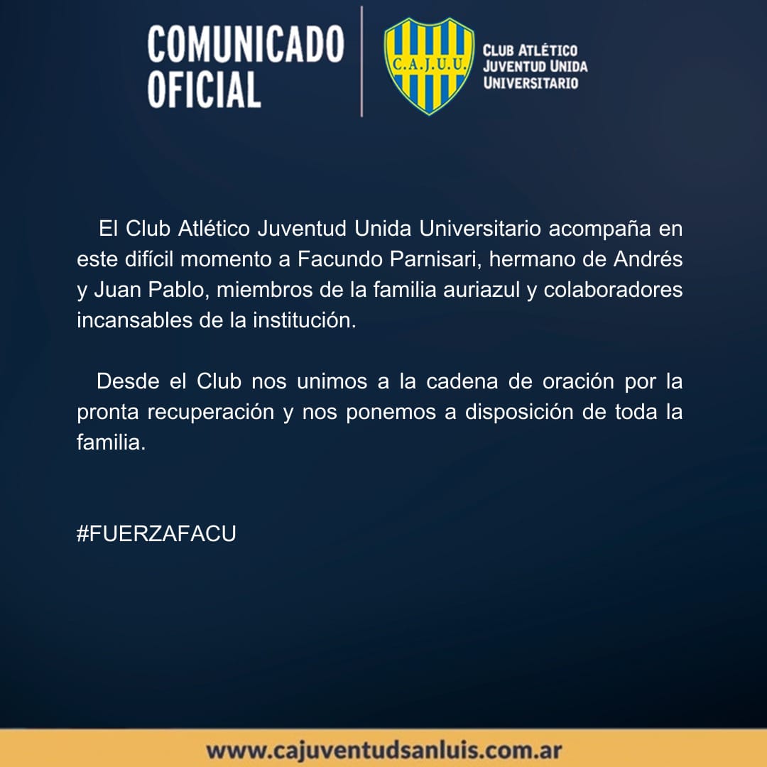 JuveSanLuis's tweet photo. #FuerzaFacu https://t.co/CHxIKfRvbJ