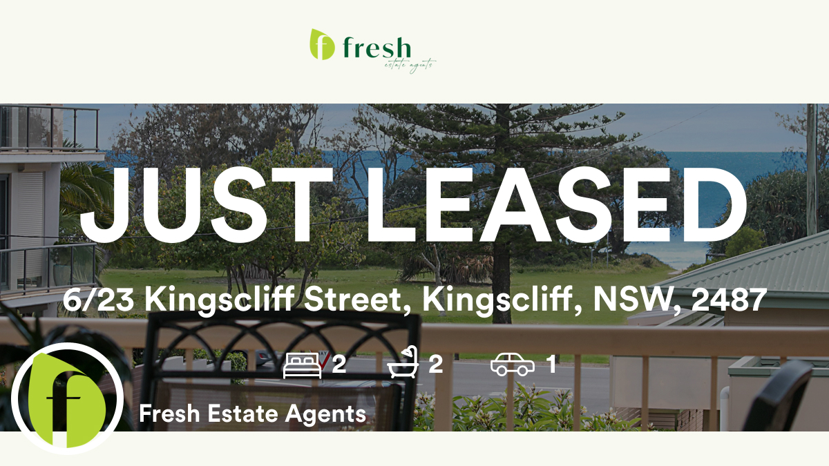 🛌 2 🛀 2 🚘 1
📍 6/23 Kingscliff Street, Kingscliff, NSW, 2487

Our latest leased rental on RateMyAgent

rma.reviews/RSDSYHRyghE5

...
#ratemyagent #realestate #Fresh_Estate_Agents