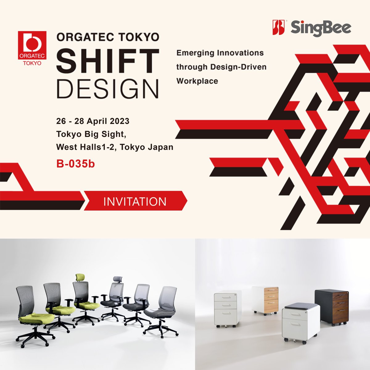 singbee_tw's tweet photo. 🌟The Big~Big~Big news🌟
We have an exhibition in Japan.
The date is 4/26 - 4/28. 
If you have free time, you must come here to visit us.
Welcome to you.

#singbee#kidsfurniture#officefurniture#madeintaiwan#odm#oem#ergonomics #shiftdesign https://t.co/OxS3BmJjFo