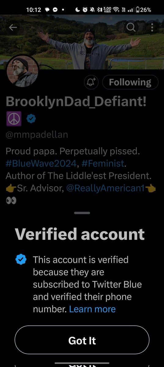 Ninja_RAT's tweet photo. @mmpadellan Sorry to interrupt but have you looked at your profile page lately? Big fan, by the way. 😎 https://t.co/SFxyWPxMBH