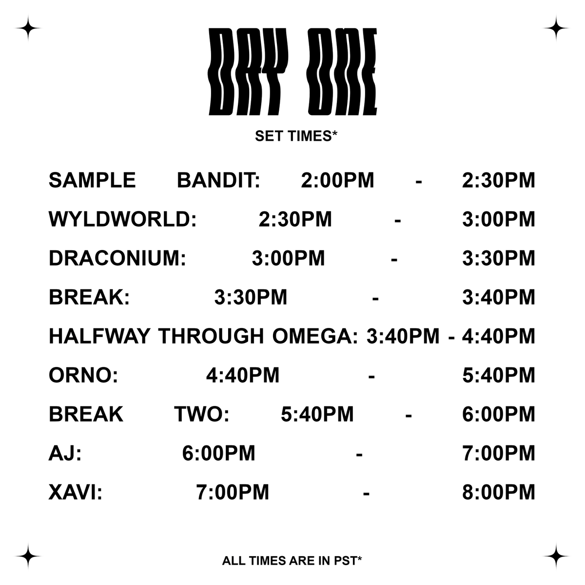 TotalTeamEvents's tweet image. ✨SET TIMES ARE HERE BABY✨

WHO ARE YOU LOOKING FORWARD TO SEEING???
WHO DO YOU THINK OUR SURPRISE GUEST IS???
SEE YOU ALL VERY SOON!!
👋