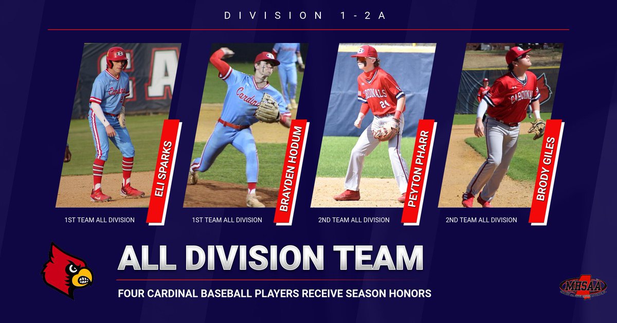 BelmontAthF's tweet photo. Belmont Baseball ⚾️ players receive season recognition on All Division Team! https://t.co/CkJwZq3Fk9