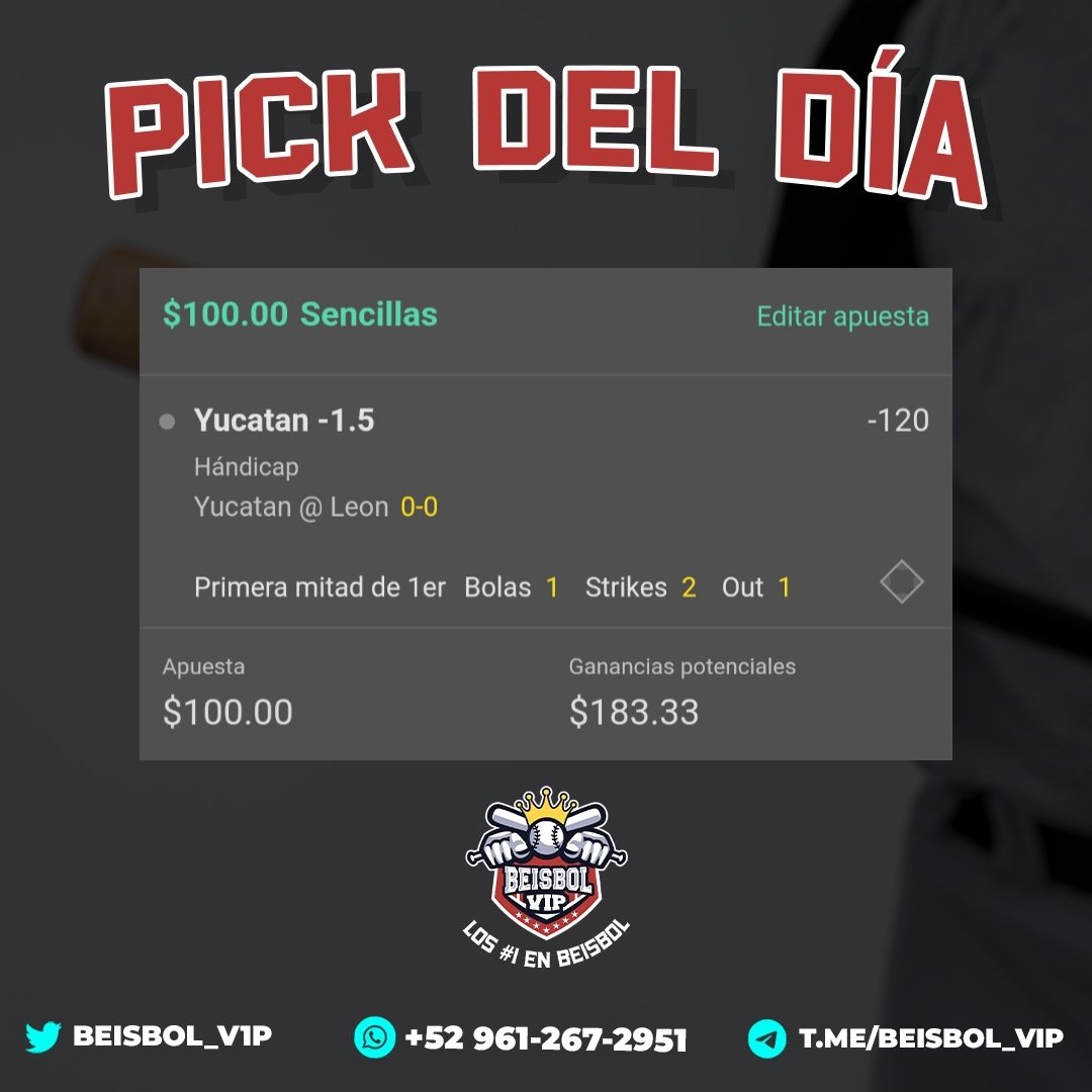Beisbol_VIP's tweet image. VAMOS CON ESTE #LIVE DE #LMB #YUCATAN