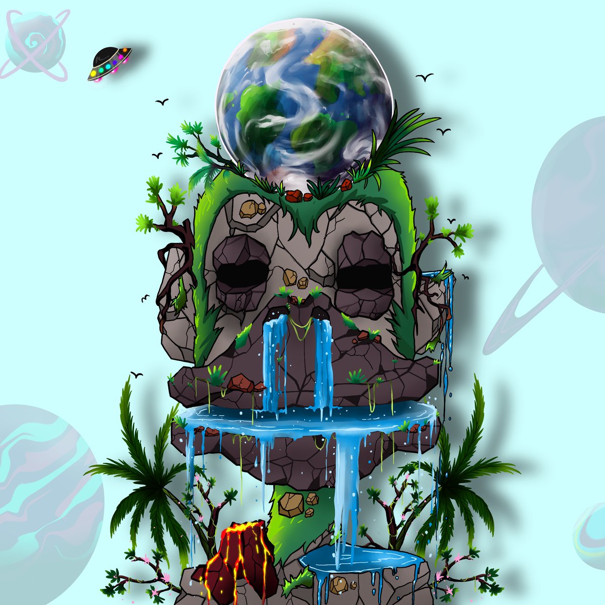 Happy #EarthDay Let's take a moment to appreciate the natural wonders around us. 🌏🐵