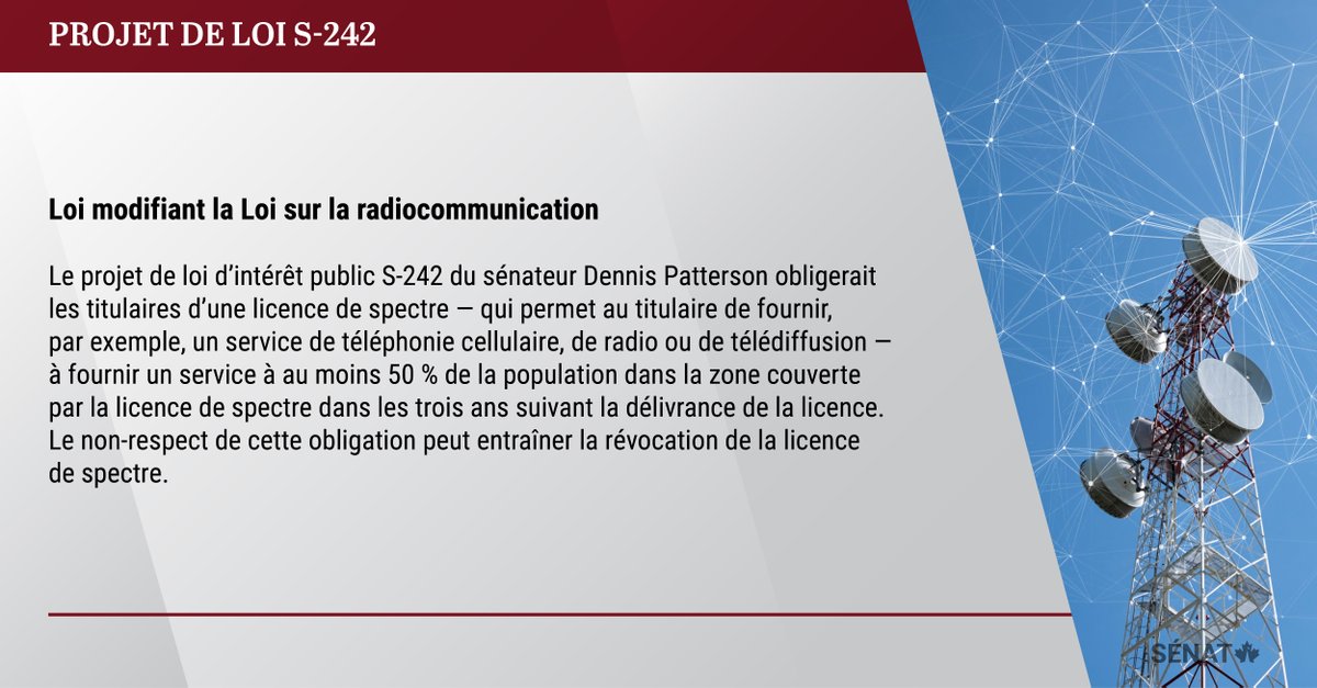 SenatCA's tweet photo. Les sénateurs discutent maintenant du projet de loi #S242, tel que modifié, du @SenDPatterson à la troisième lecture au Sénat : https://t.co/zkMoehxuiA
#SenCA #PolCan https://t.co/Xdpc9A4REV