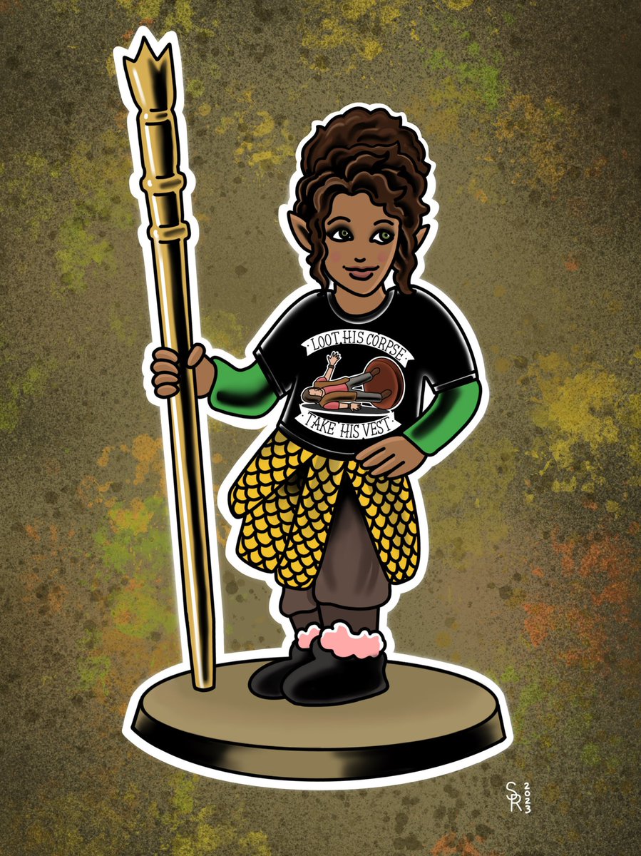 I had to make this. What else do you do when <a href="/quiddie/">Aabria Iyengar #CeasefireNOW</a> wears your silly shirt?
<a href="/CriticalRole/">Critical Role</a> <a href="/matthewmercer/">Matthew Mercer</a> #criticalrole #criticalrolefanart