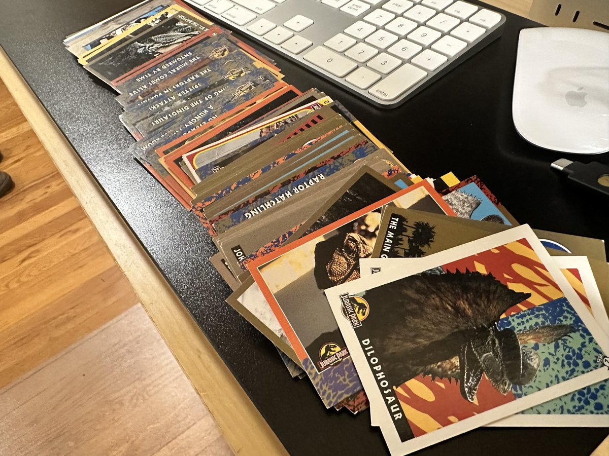jordanleven's tweet photo. @lahernandezb A buddy of mine gifted me this set. It’s only a small part of the larger collection - it’s really awesome. https://t.co/9ffBSFx9AO