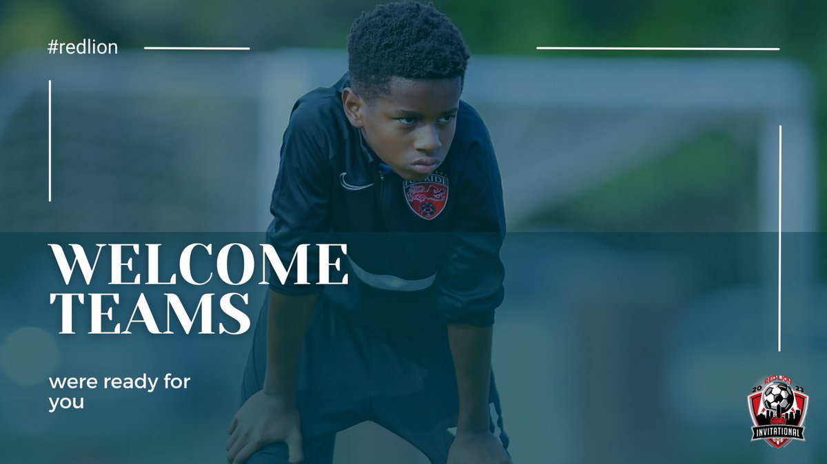 Welcome Teams, Vendors, Officials and Families to the Red Lion Invitational. We hope the weather cooperates tomorrow. #nodancing Let the games begin. Good luck Teams.