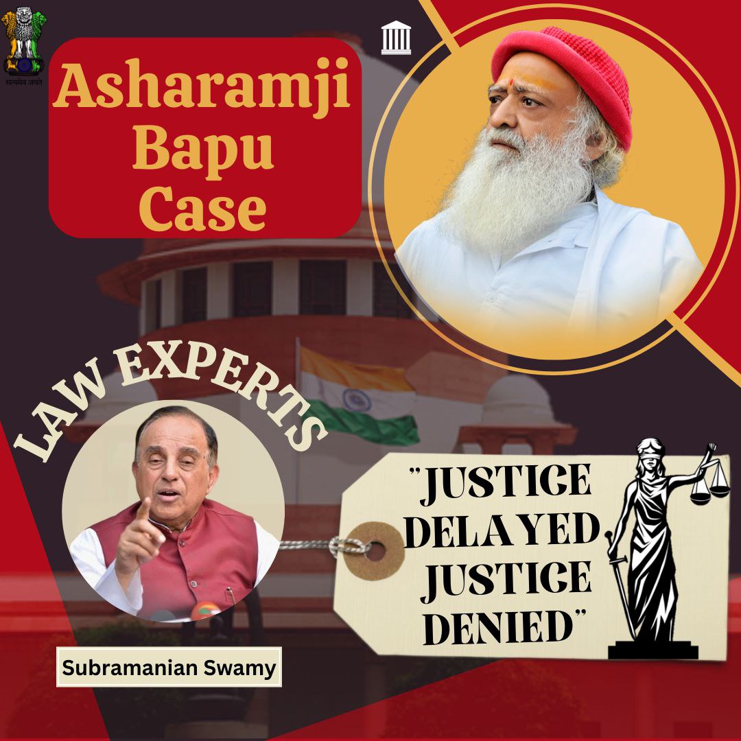 People who get to know the Real Facts about Innocent Sant Shri Asharamji Bapu feel sad &amp; horrified 🫨
👉 Experts Expose Truth
👉 Eminent Lawyers Say that D Bapuji's Case is fake.
But Justice Still Awaited and Beware Truth Ahead for the Hindu Saint❗
#ExpertsHighlight