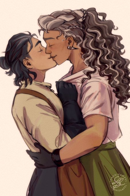 here, have my current obsession: my medieval lesbians smooching https://t.co/WwGeeP3s4x 