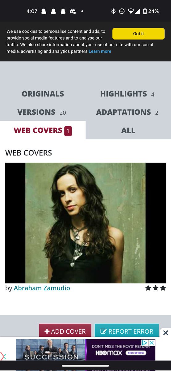 Jenderfly's tweet photo. @alanis Aloha, Queen of 90s Girl Power!!! Can you please help settle an internet conundrum? Ppl seem to think you covered Meredith Brooks' Bitch. I think she just sounded like you so they Mandela effect'd themselves &amp; some dude uploaded to YT in 2008 w/ your name+pic. Lies, yeah? https://t.co/wWgl8bdAYU