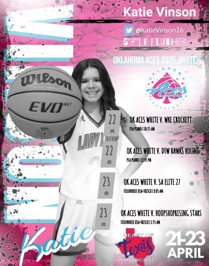 New schedule! Can’t wait for this weekend!#heartoftexasshowcase