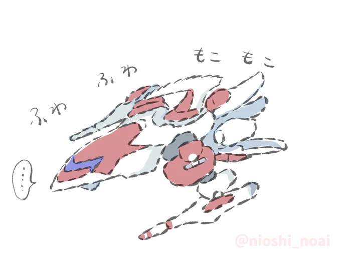 私「なるほど、こういうペンでこういう線の引き方で塗りはこうするとふわふわもこもこのイラストになるのか!」という実験台にされたレジェンドシルバーホーク 