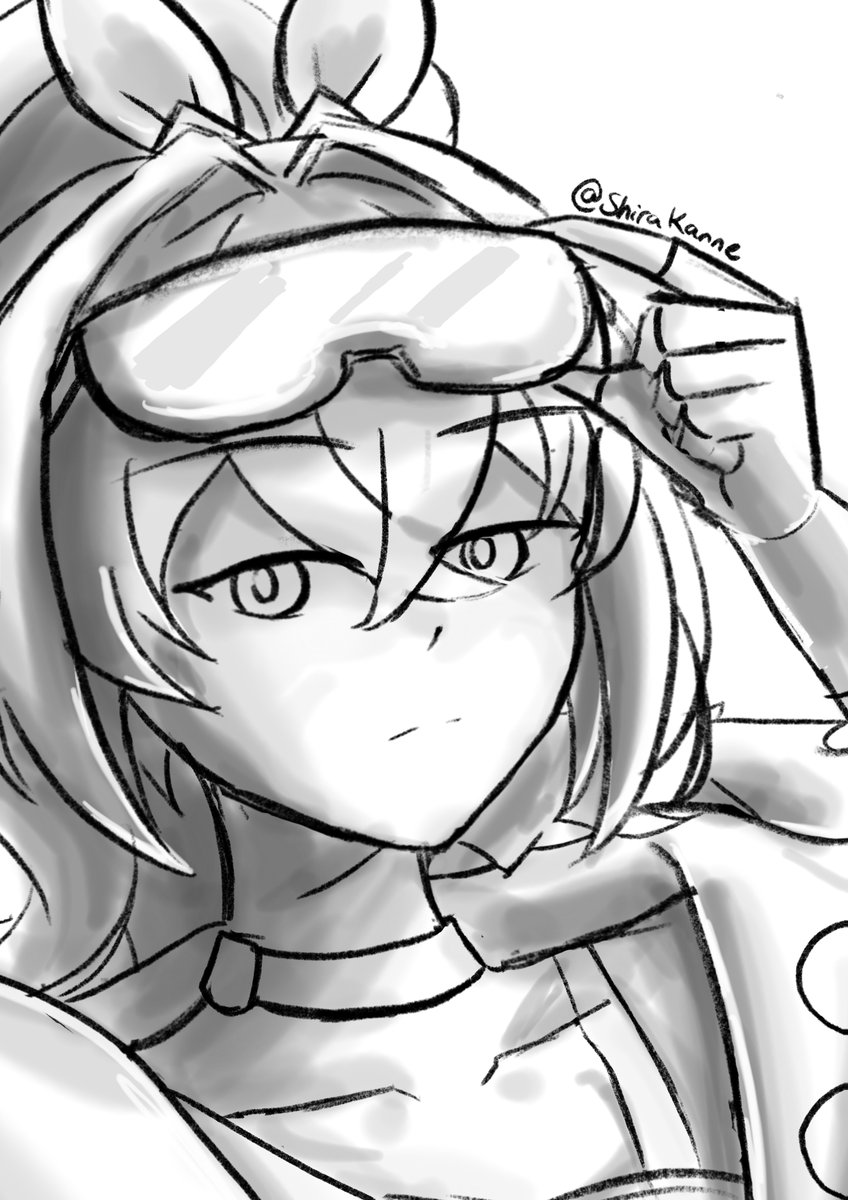 ShiraKanne's tweet photo. Silver Wolf sketch #HonkaiStarRail #StarRail #스타레일 #StarRailCountDown📷📷📷#Bronya https://t.co/PMHYUEDnty