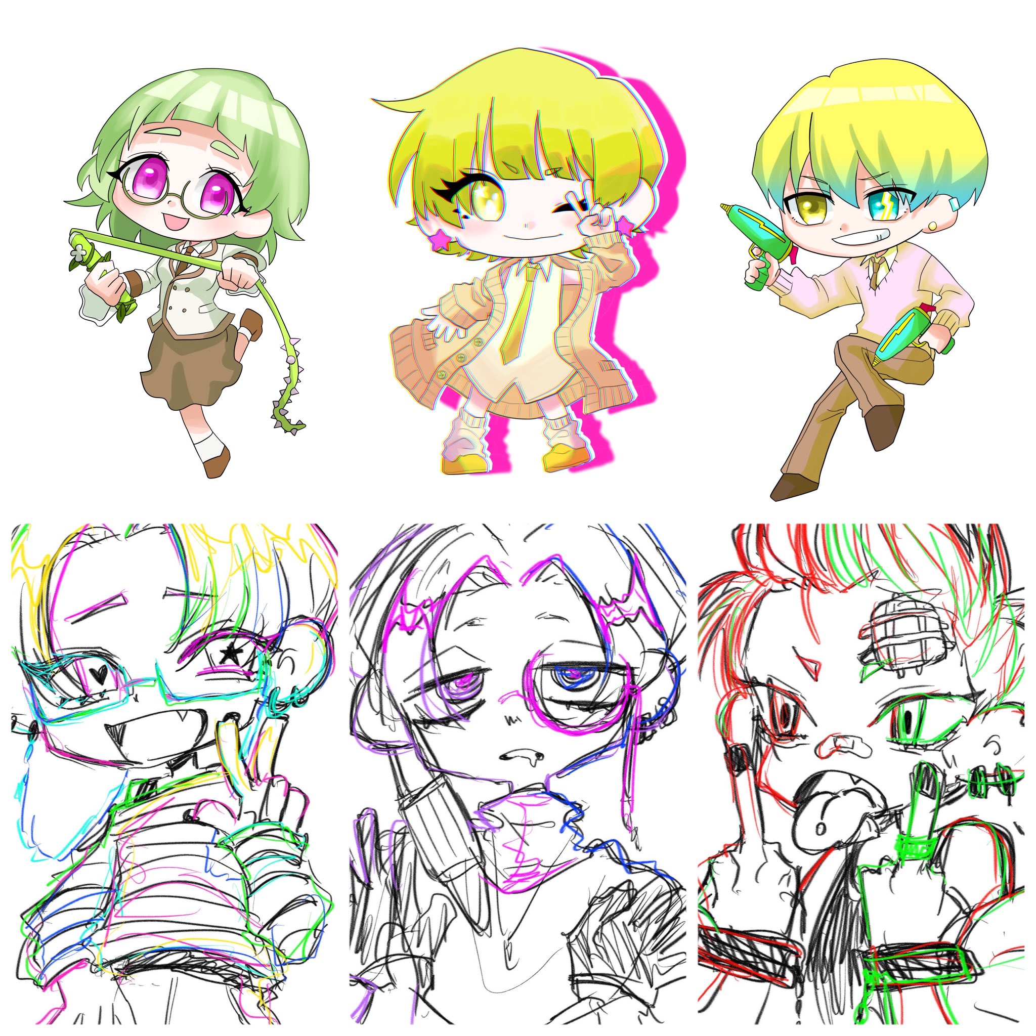 つばっ子様オーダー品 イラスト