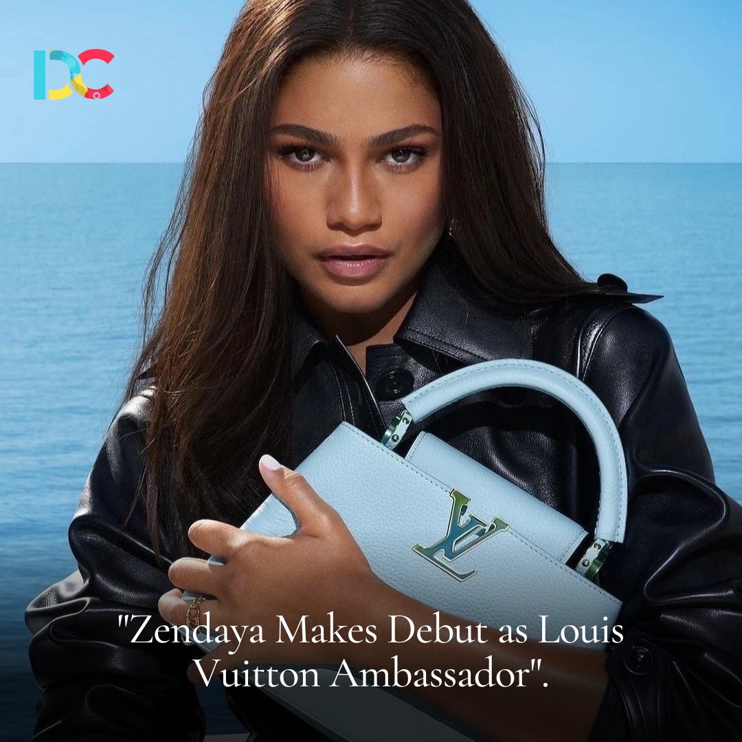 Dis_cultured's tweet photo. @zendaya secures the Capucines bag, making her debut as @louisvuitton ambassador.⁠After being front row at multiple Louis Vuitton shows in recent memory and photographed with new creative director @pharrell .
.
.
.
#Zendaya #LouisVuitton #capucino #discultured https://t.co/TxM5YX2N9B