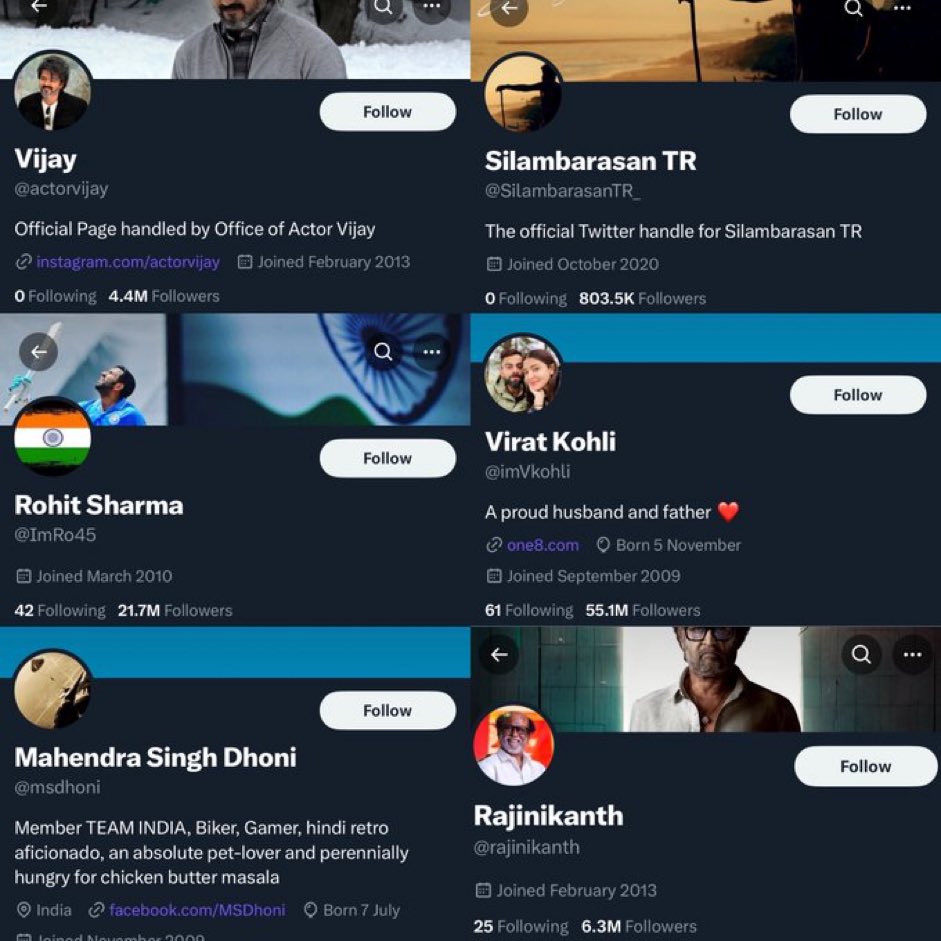 TTT_Tweets_'s tweet photo. Twitter has removed Verification Tick for all celebrities for some reason 🧐!

#TwitterBlue | #BlueTickGone | #TTTFamily https://t.co/z2udcXsUj8