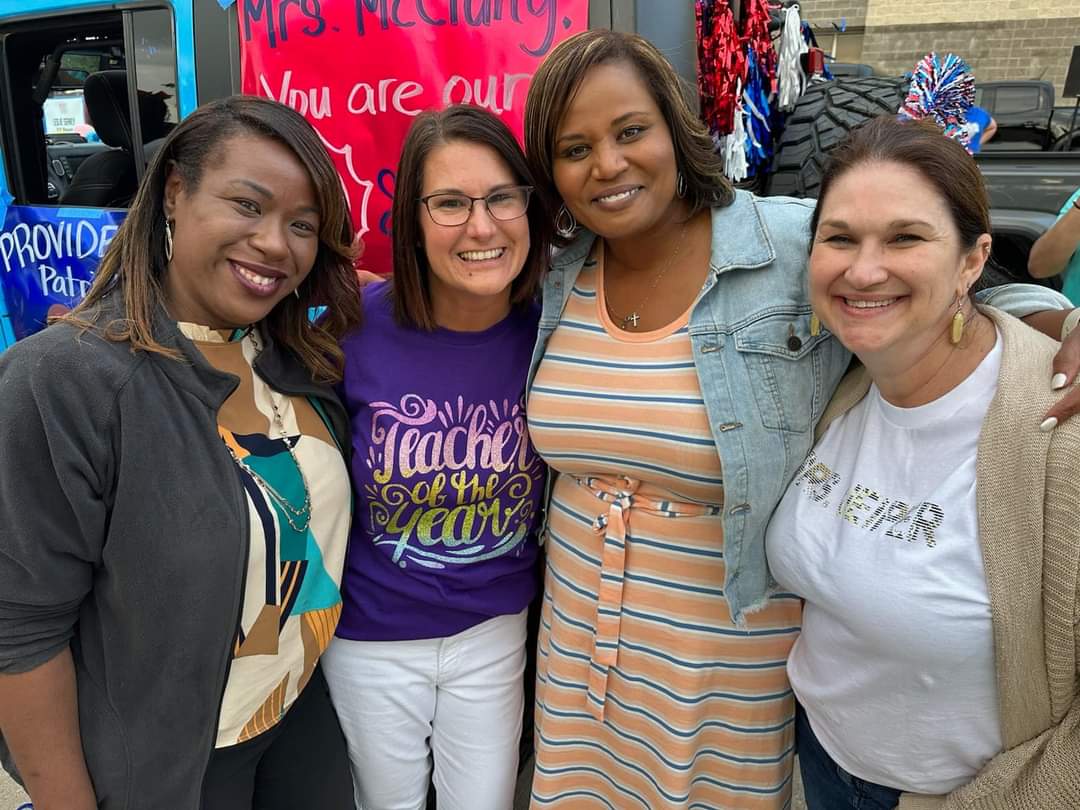 ProvElem's tweet image. Tonight, we celebrated Providence's Teacher of the Year, Desiree McClung. Mrs. McClung's passion for helping others shines through on a daily basis. We are so fortunate to have her as part of our Providence family. #PatriotPride