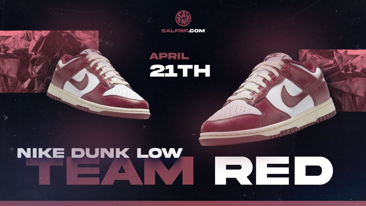 Nike Dunk Low 'Team Red' release tomorrow. Our members have access to exclusive in-house @RichProxies and handmade Nike accounts for the ultimate edge. Join us and step up your game. 🔥 Join the SalFNF Lobby now to secure your pair! 👉discord.gg/jMVAuFNxru