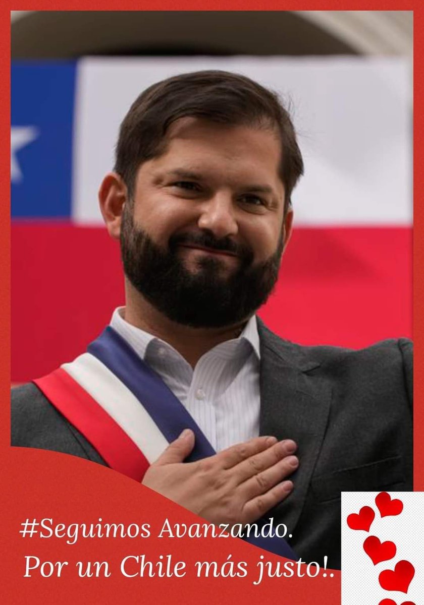Cuando el facherío se dedica a publicar fotos del presidente criticándolo de una forma grosera  ridícula e infantil es porque no tienen argumentos y  eso significa que vamos bien 
Grande presidente 
Seguimos 💪
<a href="/GabrielBoric/">Gabriel Boric Font</a>