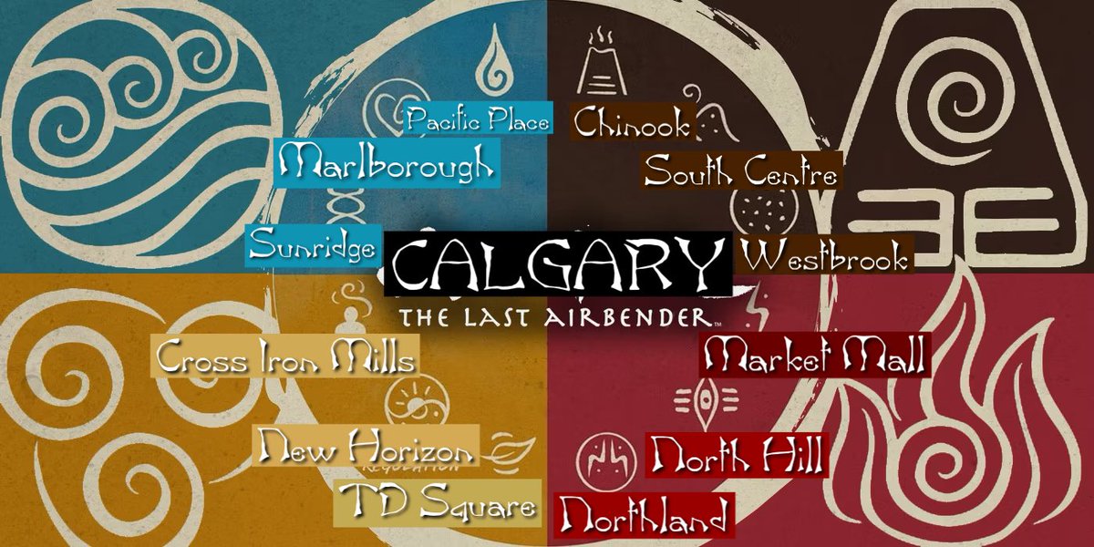 jeffdsilva's tweet photo. Calgary should become the first major city to eliminate racism by making people relinquish their ancestral ethnicity and pledge allegiance to whatever mall they are most affiliated with. I created this simple chart to help people navigate our new utopian society https://t.co/ffFzl03yka