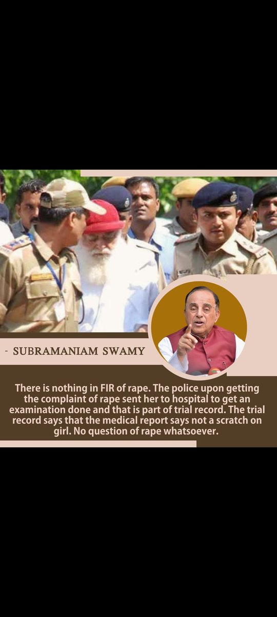 Beware Truth Ahead
Lawyers Say - Eminent lawyer Dr Subramaniam Swami ने साफ एवं स्पष्ट शब्दों में कहा है कि आज की सत्ता वाले ही बापूजी को बाहर नहीं आने देना चाहते।😡
Real Facts
#ExpertsHighlight