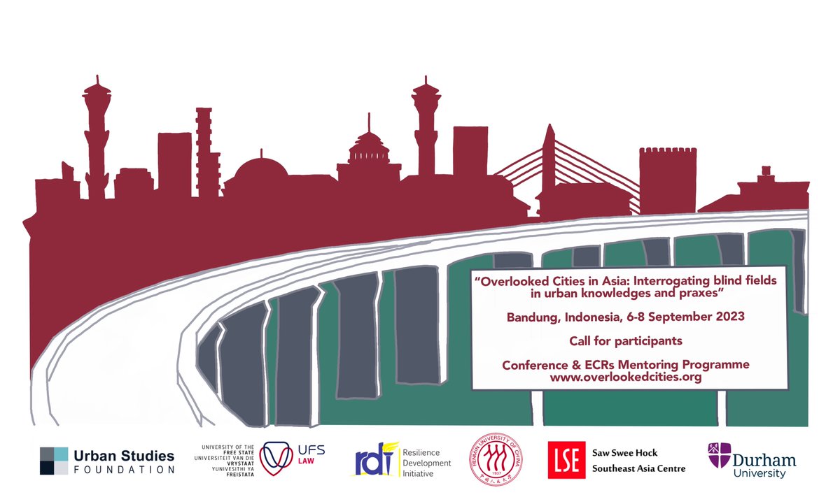 thinkingurban's tweet photo. We are announcing a Call for Participants as part of our @USForg USF Seminar Series Award:

“Overlooked Cities in Asia: Interrogating blind fields in urban knowledges and praxes”
Bandung, Indonesia, 6-8 September 2023

Deadline: 19 May 2023

Info at: https://t.co/7vlnULemlq. 1/5 https://t.co/b0DCwX1VBR
