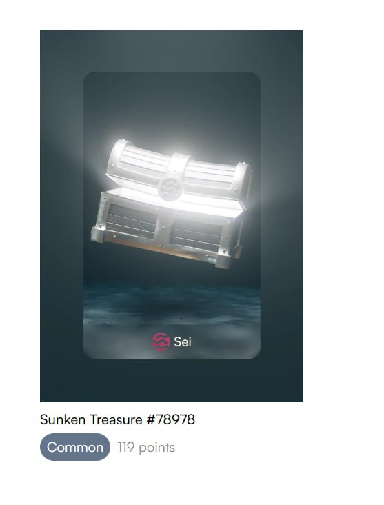 Vào Reedom box Sei xem dc bao nhiêu point nha mn  seinetwork.io/treasure
Đợt trước ai làm mà chưa claim dc #Sei sunken này thì vào claim đi nó mở lại cho claim