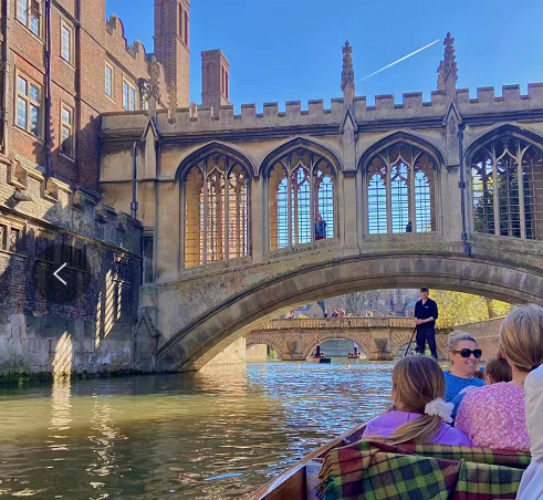 Mr_B_P_'s tweet photo. A day trip to Cambridge, a cruise and a too-restful day of lunch https://t.co/7OXMDGng7z