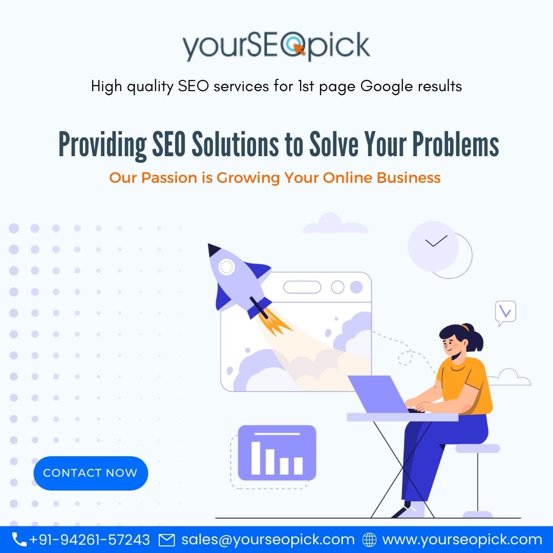 YourSEOPick's tweet image. Want to expand your online presence and increase leads? Look no further! Our passion is growing your business, and we&apos;ve been providing effective SEO solutions for over 15 years. 
#searchengineresults #searchenginerank #websiterank #SuratSEOagency