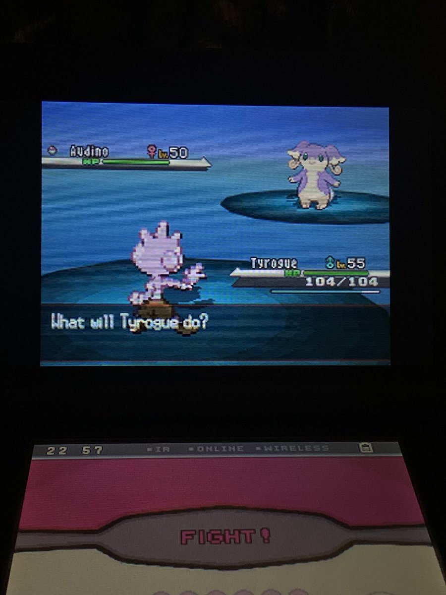 95 hours into my Prof Oak challenge and I finally got my first shiny! Had a feeling it’d be an audino considering all the grinding. Only have about 20 pokemon left til I complete the challenge so glad I at least got one shiny!