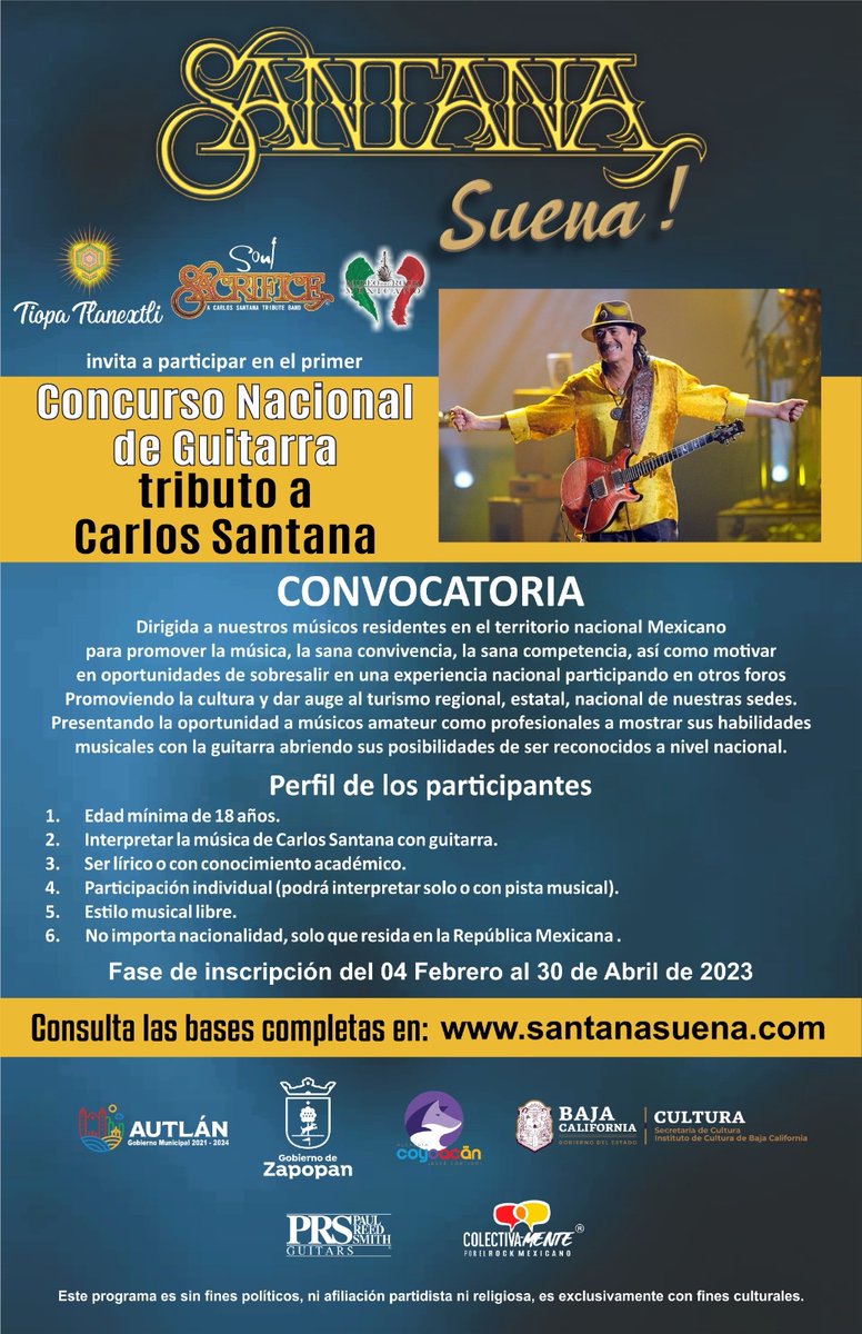 Últimos días para ganar una guitarra PRS Santana Signature!
Autografiada!!! 😱
santanasuena.com
#santanasuena     @santanasuena
