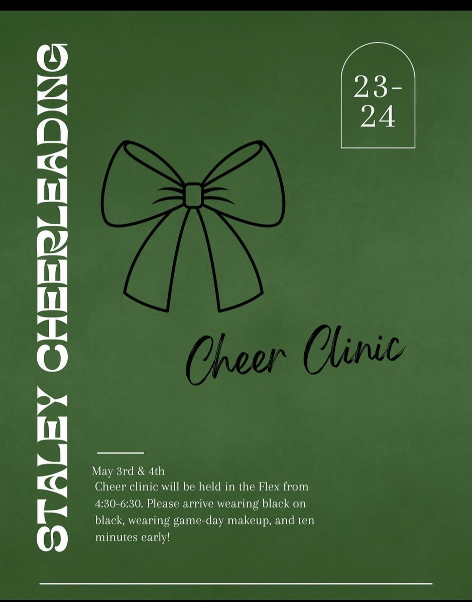 Staley Cheer tweet media