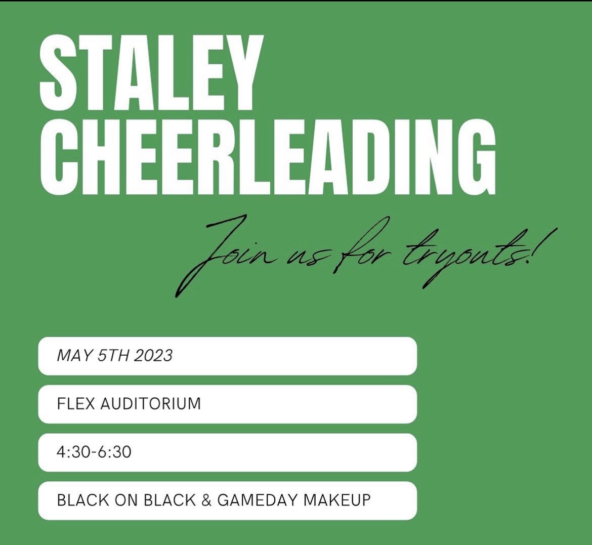 Staley Cheer tweet media