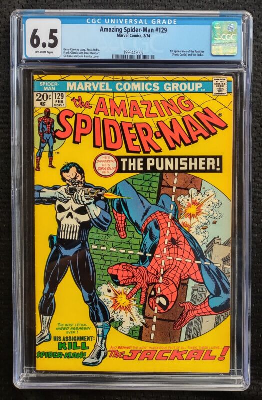 1974 The Amazing Spider-man #129 Cgc 6.5 1st Appearance Of Punisher Key Issue  https://t.co/AbIbWrzLH6 https://t.co/gQSBnCGqol