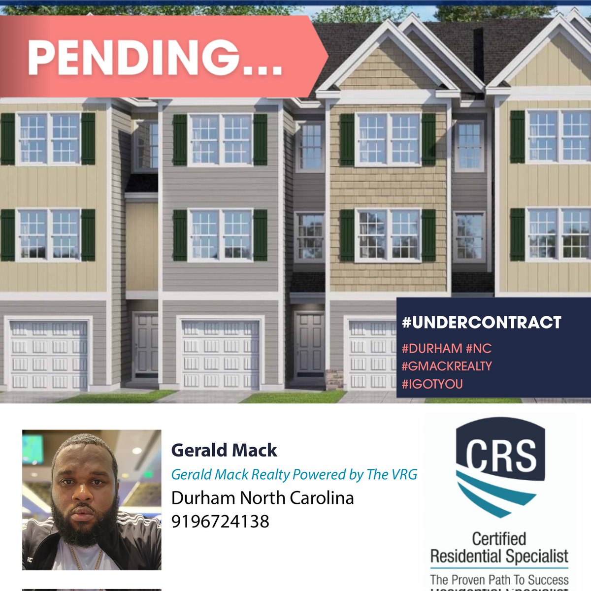 Clients: 'Gerald, I need a new construction townhome that's under $350,000 and located in #DURHAM. 

Me: 'damn, you are asking for a lot, but I got you❗️❗️❗️'

CertifiedLuxuryHomeMarketingSpecialist #Realtors #realestate #closingday #realestateagent #relocation #househunting…