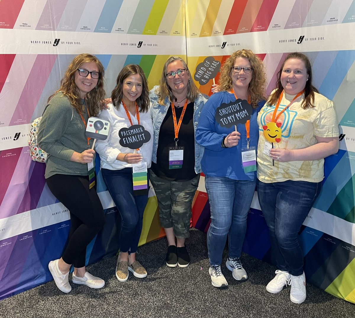 Walker_OW's tweet image. Kicked off the @nhsjc convention tonight with my fellow @OlatheCTE journalism advisers! We are grateful to be here and excited to learn lots to bring back to our programs!