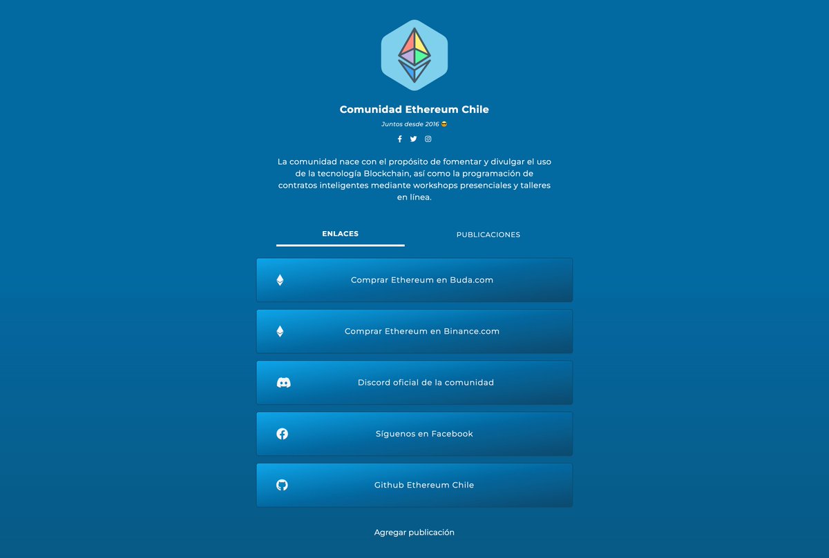 EthereumChile's tweet photo. ¿Tienes un blog o escribes contenido relacionado a #Ethereum y te gustaría aparecer aquí? 

Hablemos por DM 🙌🏼 https://t.co/yS22VkD9Op