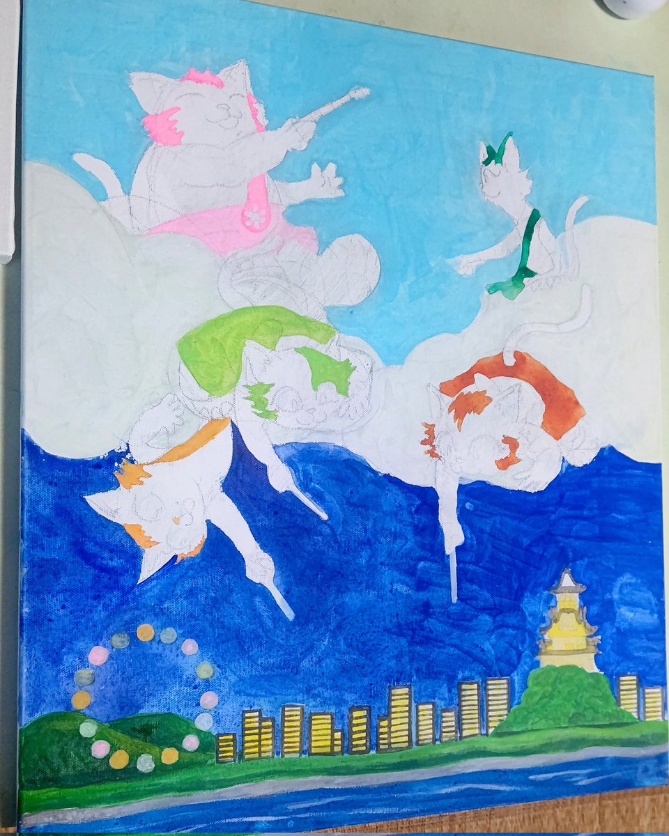 muarbon's tweet photo. 2023年3月2日
コラボ制作『猫の花火』
#まあぼん #murbo #marbin #art #original #design #illustration #イラスト #絵 #手描き #猫 #cat https://t.co/xBd5JyCe81